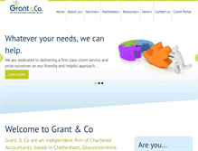 Tablet Screenshot of grantandco.co.uk
